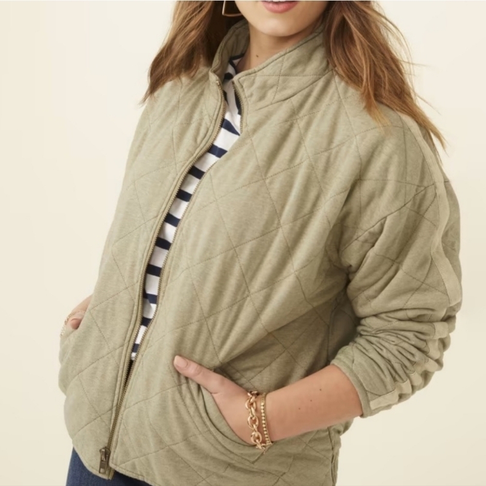 Bagatelle Quilted Military Bomber Jacket Coat Size XL​​